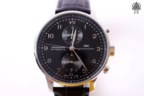 IWC Schaffhausen Chronograph Automatic – Black, Stainless-Steel Case