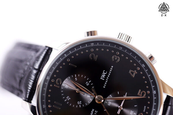 IWC Schaffhausen Chronograph Automatic – Black, Stainless-Steel Case