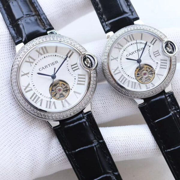 Cartier Ballon Bleu – Couple, Leather Strap