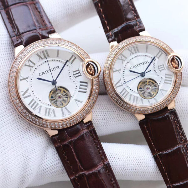 Cartier Ballon Bleu – Couple, Leather Strap