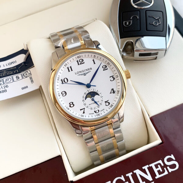 Longines Master Collection, 40 mm, steel strap - gold/silver