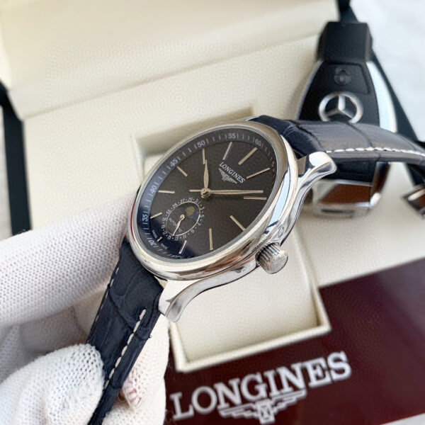 Longines Master Collection, 40 mm, Black Alligator strap