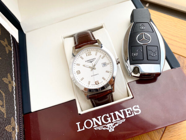 Longines Sport Conquest, 40 mm, Aligator strap