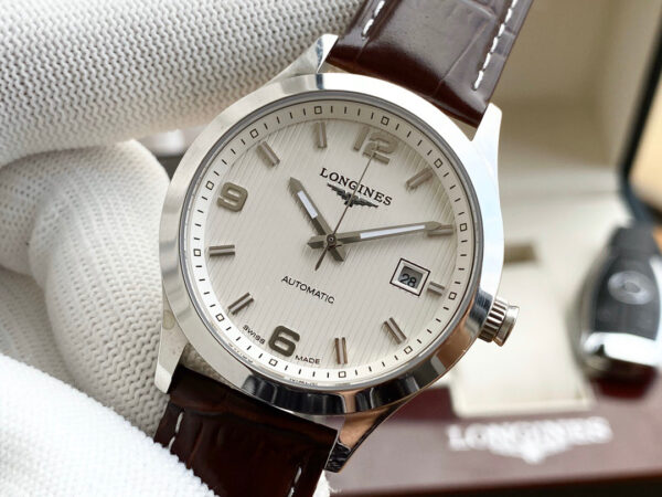 Longines Sport Conquest, 40 mm, Aligator strap