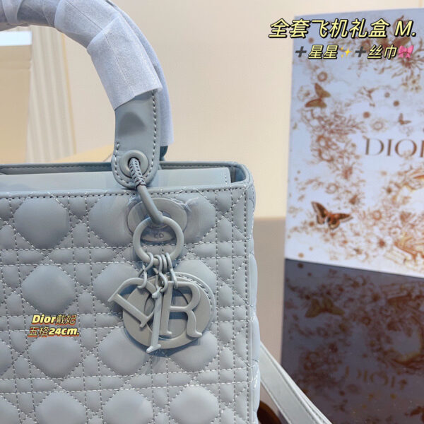 Dior Lady - Ultramatte Cannage Calfskin -- 4 Colors & 3 Sizes