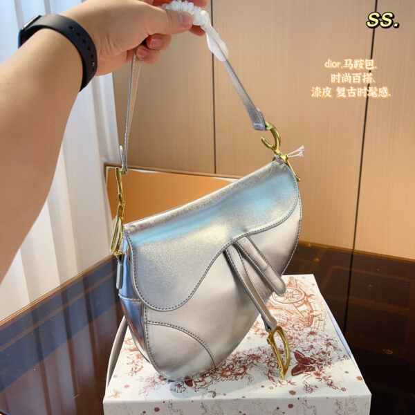 Dior Saddle Bag with Strap (Leather) -- 3 Colors