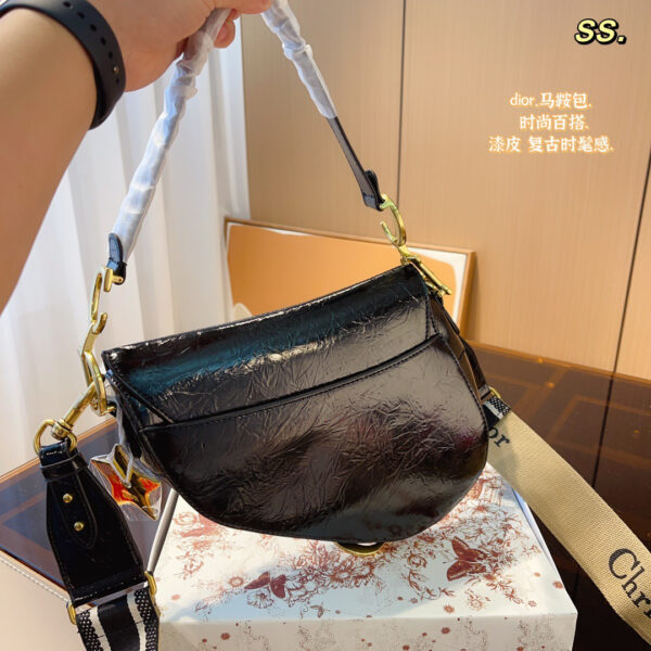 Dior Saddle Bag with Strap (Leather) -- 3 Colors