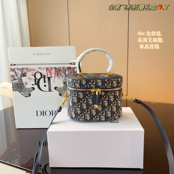 Dior Small CD Signature Vanity Case -- 3 Colors