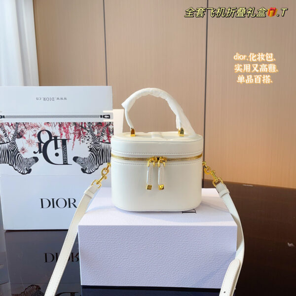 Dior Small CD Signature Vanity Case -- 3 Colors