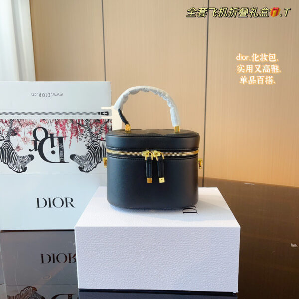 Dior Small CD Signature Vanity Case -- 3 Colors