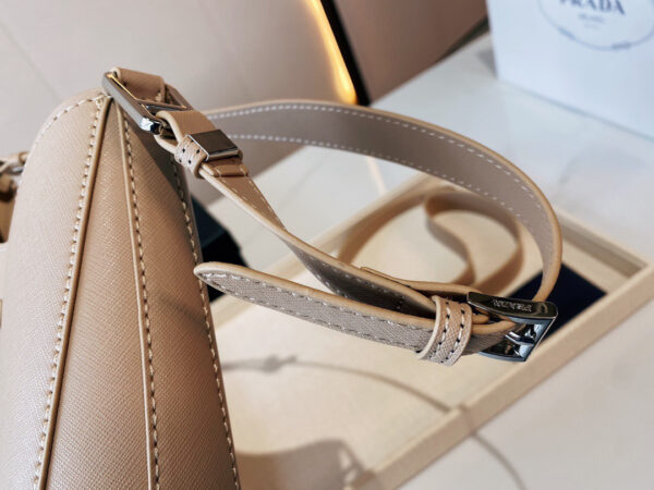 Prada Cleo Brushed Leather Shoulder Bag