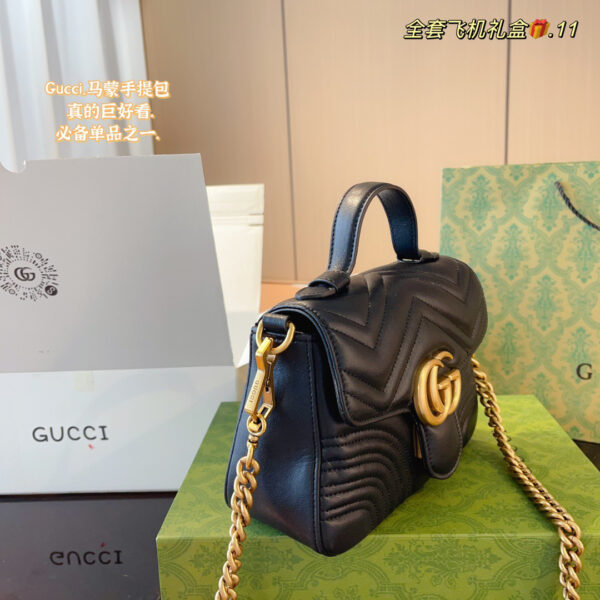 Gucci GG Marmont Top Handle Bag -- 4 Colors