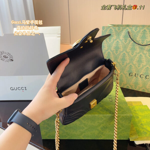 Gucci GG Marmont Top Handle Bag -- 4 Colors