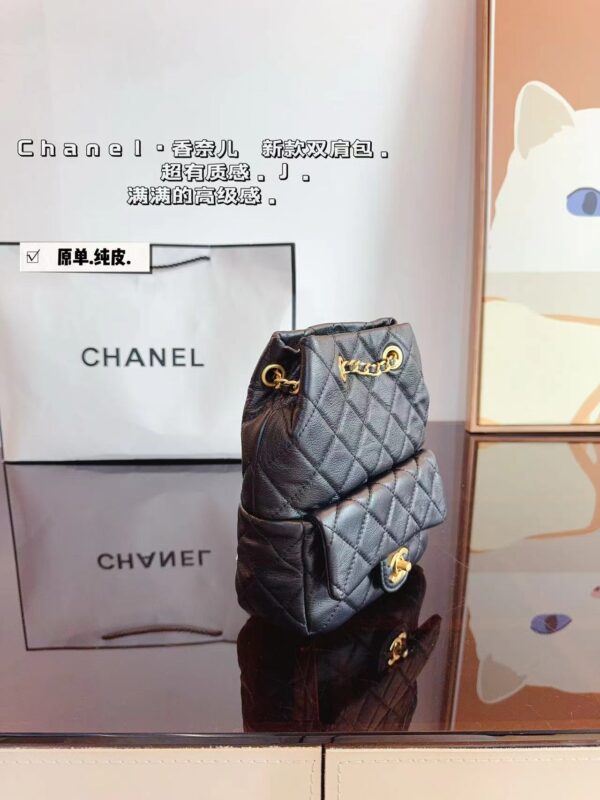 Chanel 24SS Grained Lambskin Mini Backpack