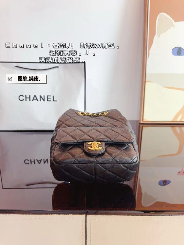 Chanel 24SS Grained Lambskin Mini Backpack