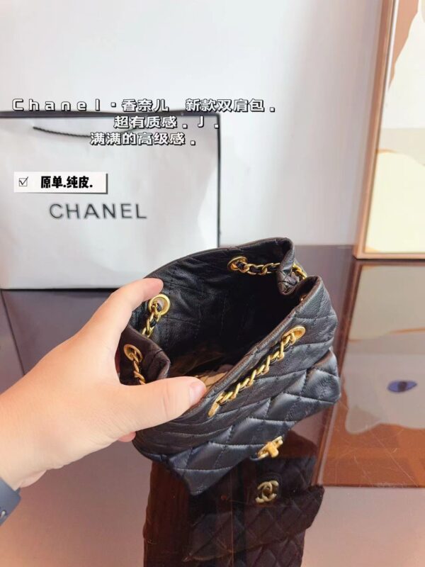 Chanel 24SS Grained Lambskin Mini Backpack